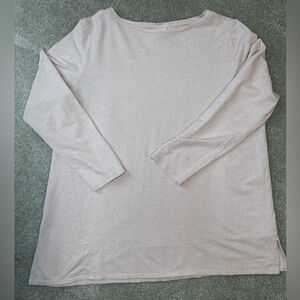Pure Jill by J.Jill Natural Pima Cotton tunic in soft pink. XL